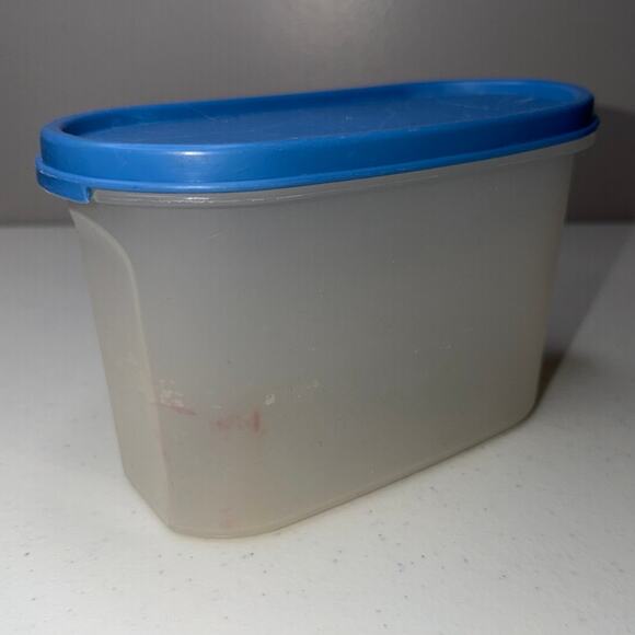 Tupperware Modular Mates #2 Blue Seal Food Storage Organization Container & Seal - Picture 1 of 10